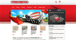 Desktop Screenshot of frischbeton.eu