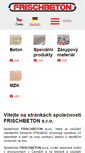 Mobile Screenshot of frischbeton.eu